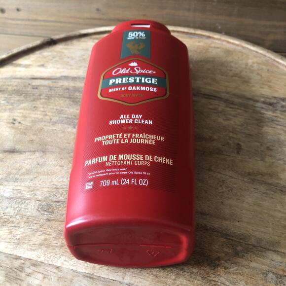 New Old Spice Prestige Scent Of Oakmoss Body Wash 709ml / 24oz - Picture 5 of 6